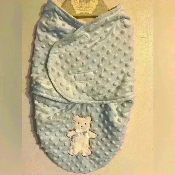 New Kale&deena  Swaddle Blanket 0-3 mos 100% Polyester - Picture 1 of 6
